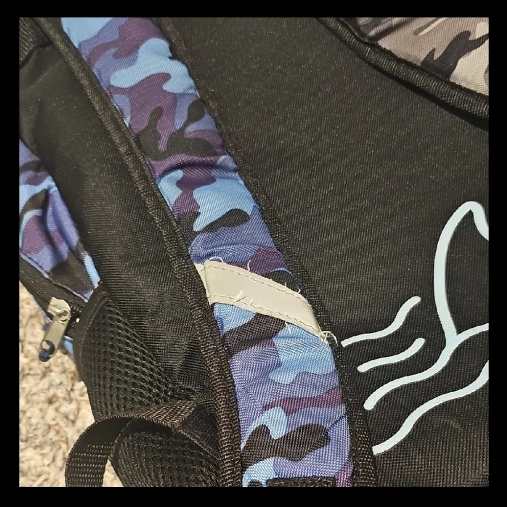 Camo Print Boys Backpack